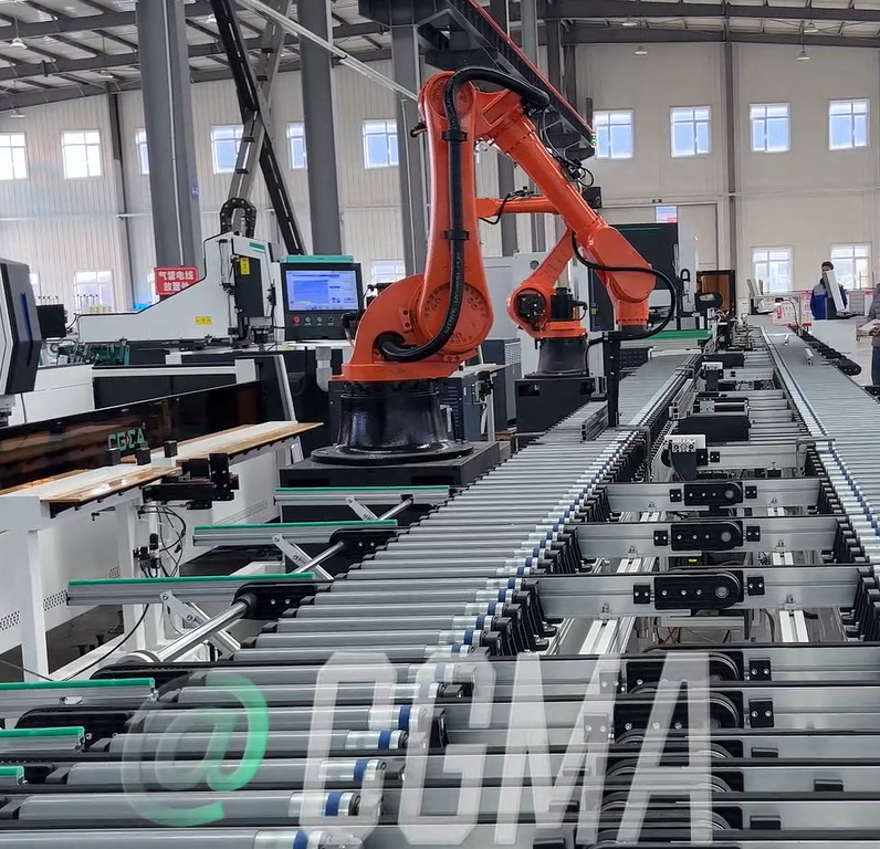 automatic production line for aluminum window and door 2